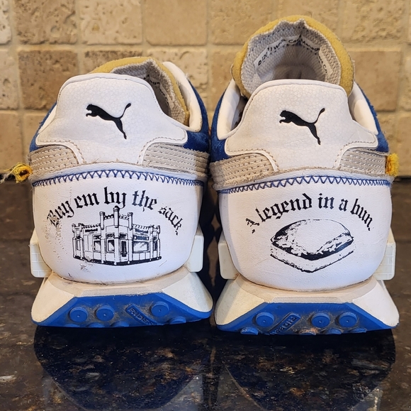 Men's Puma Future Rider X White Castle Size 8 - Picture 4 of 15